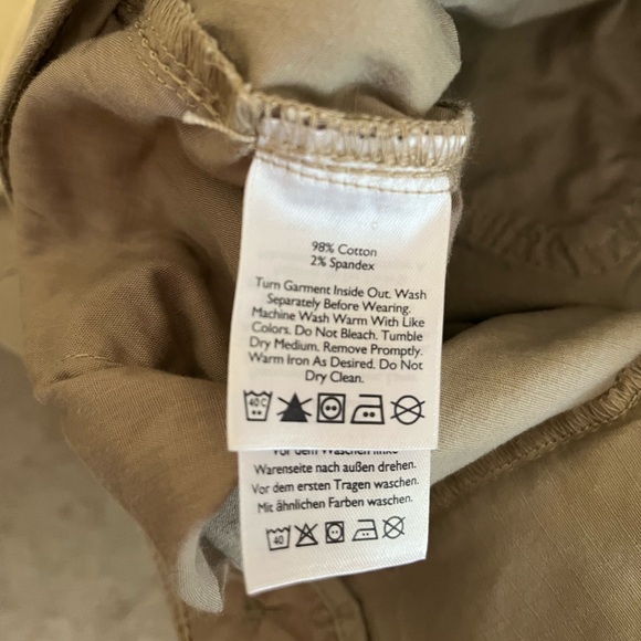 Eddie Bauer Women Size 6 Khaki/Beige Capris - Picture 3 of 4